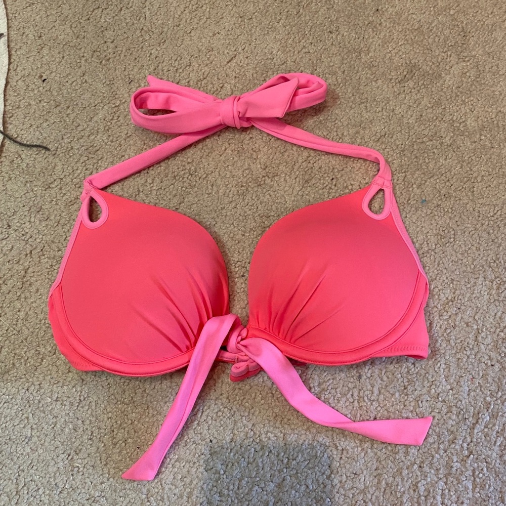 Victoria’s Secret hot pink/coral bikini top and bottom set
